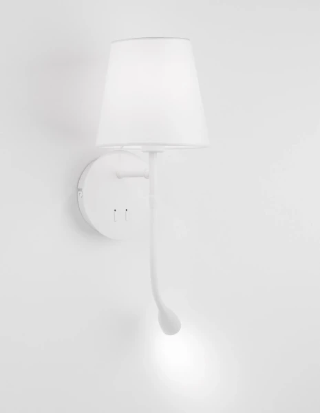 Nástenné svietidlá -  Novaluce Dizajnové nástenné svietidlo Nia 19 biele