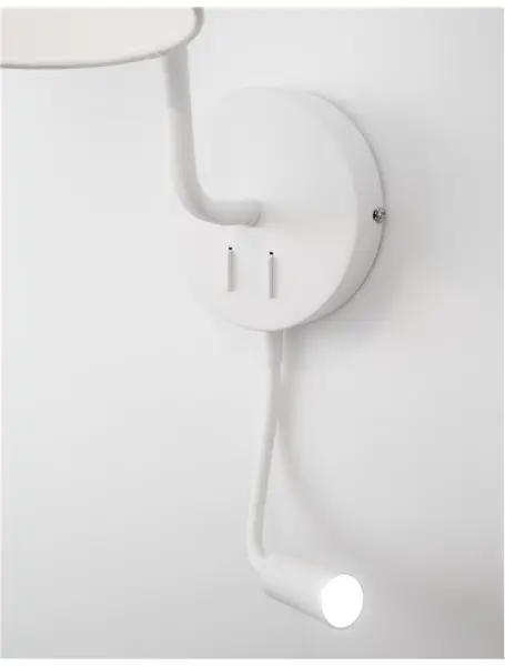 Nástenné svietidlá -  Novaluce Dizajnové nástenné svietidlo Sage 20 biele