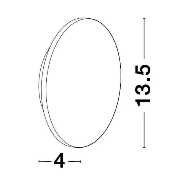 Nástenné svietidlá - Novaluce Moderné nástenné svietidlo Astrid 13.5 biele