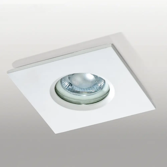 Vonkajšie podhľadové osvetlenie - AZzardo Vonkajšie podhľadové osvetlenie Ika S Ip65 biele