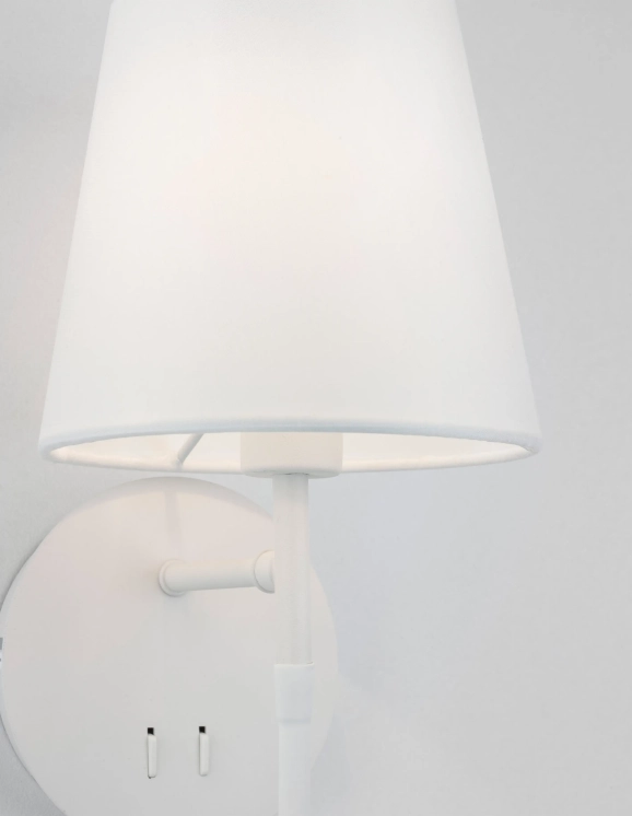 Nástenné svietidlá - Novaluce Dizajnové nástenné svietidlo Nia 19 biele