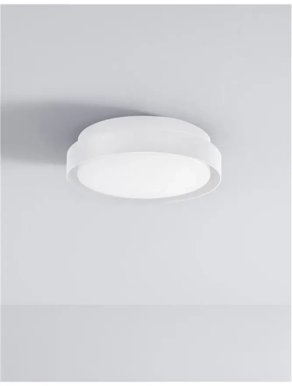 Vonkajšie stropné svietidlá - Novaluce Vonkajšie LED svietidlo Oliver 27 biele