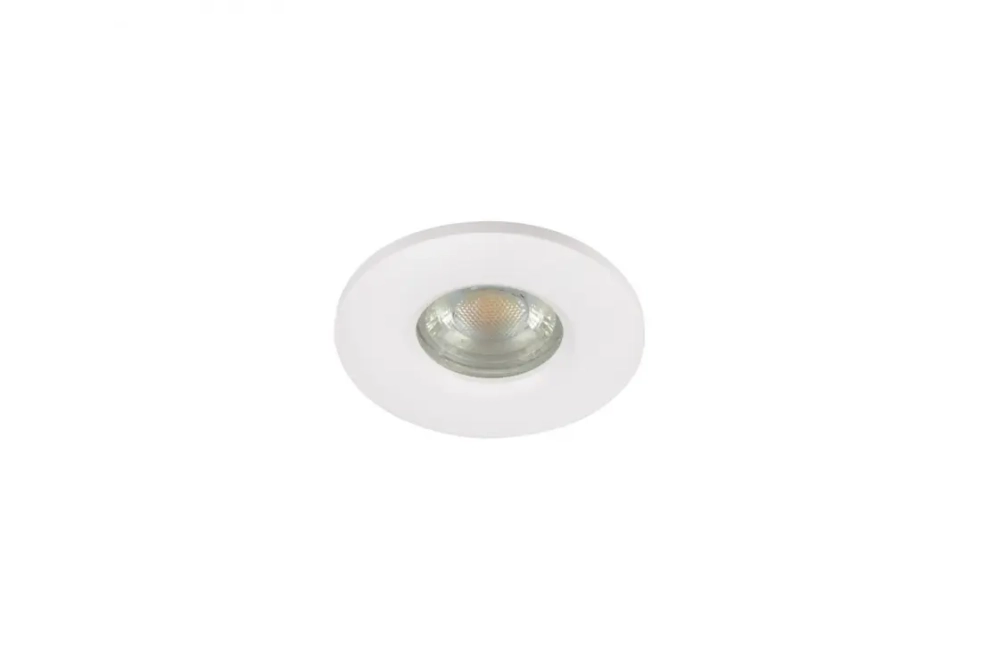 Vonkajšie podhľadové osvetlenie - AZzardo Vonkajšie podhľadové osvetlenie Ika R Ip65 biele