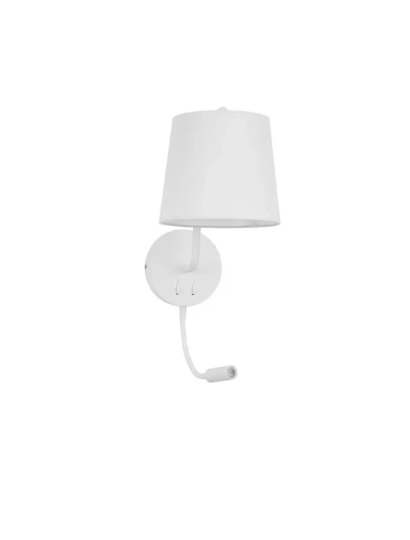 Nástenné svietidlá - Novaluce Dizajnové nástenné svietidlo Sage 20 biele
