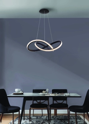 Lustre a závesné svietidlá- AZzardo LED stmievateľný luster Infinity s diaľkovým ovládaním